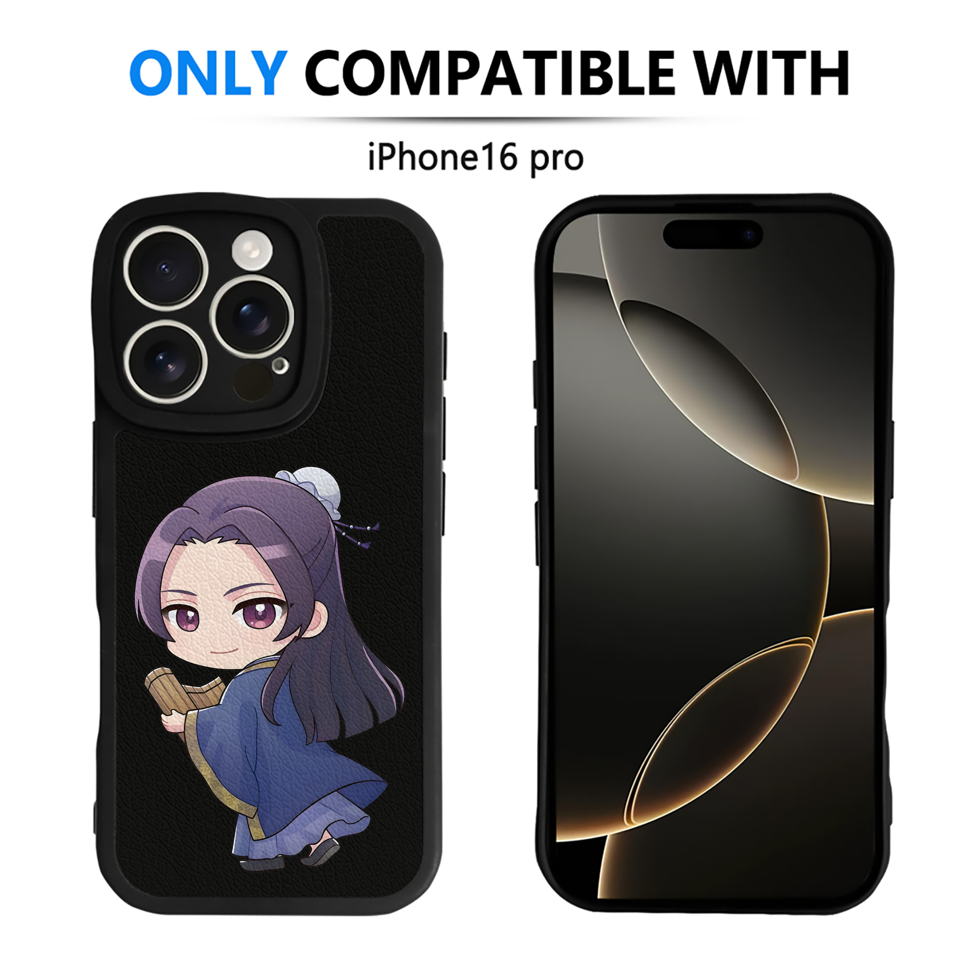 薬屋のひとりごと The Apothecary Diaries 【iPhone 16シリーズ対応】シリコンスマホケース（レザー調） 材質：シリコン